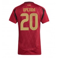 Belgien Lois Openda #20 Fußballbekleidung Heimtrikot Damen EM 2024 Kurzarm